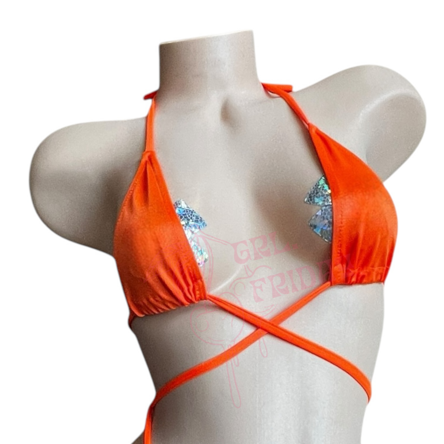 Mini Triangle Bikini Top - 17 Colors - EXOTIC DANCEWEAR