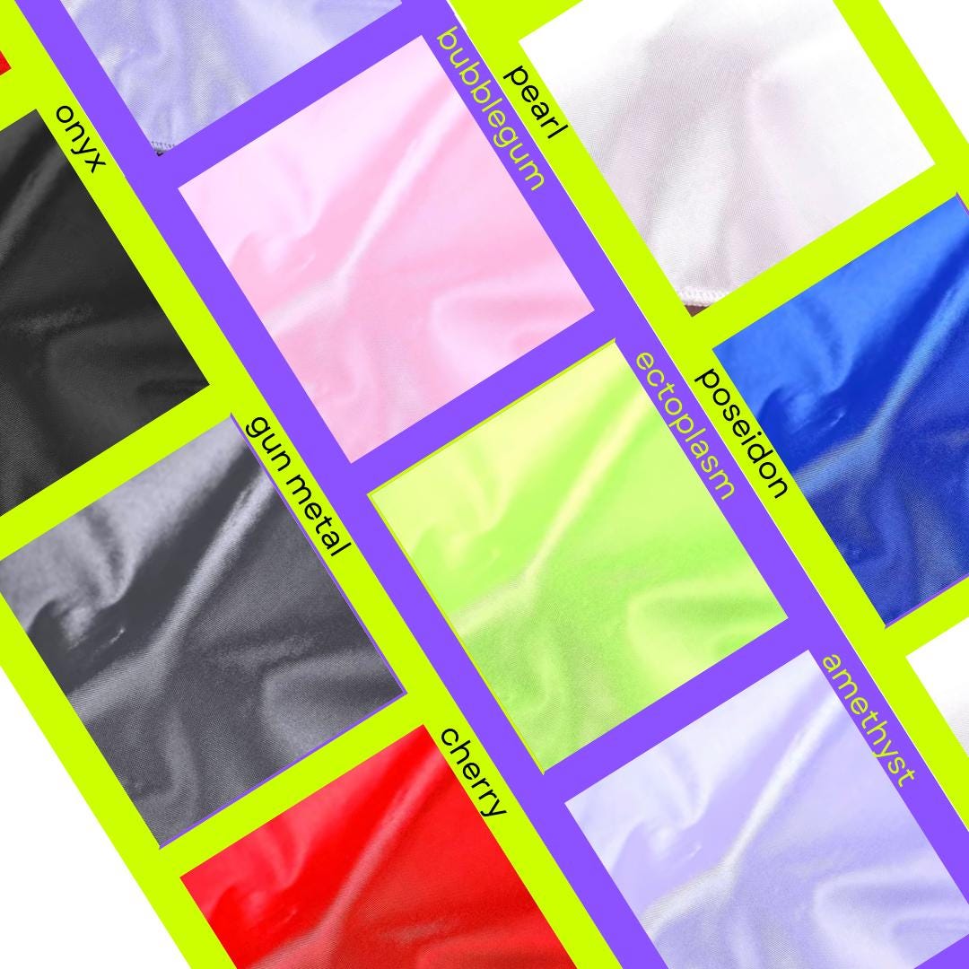 Shiny Satin Spandex Extreme Micro Mini Skater Ruffle Circle Skirt - EXOTIC DANCEWEAR
