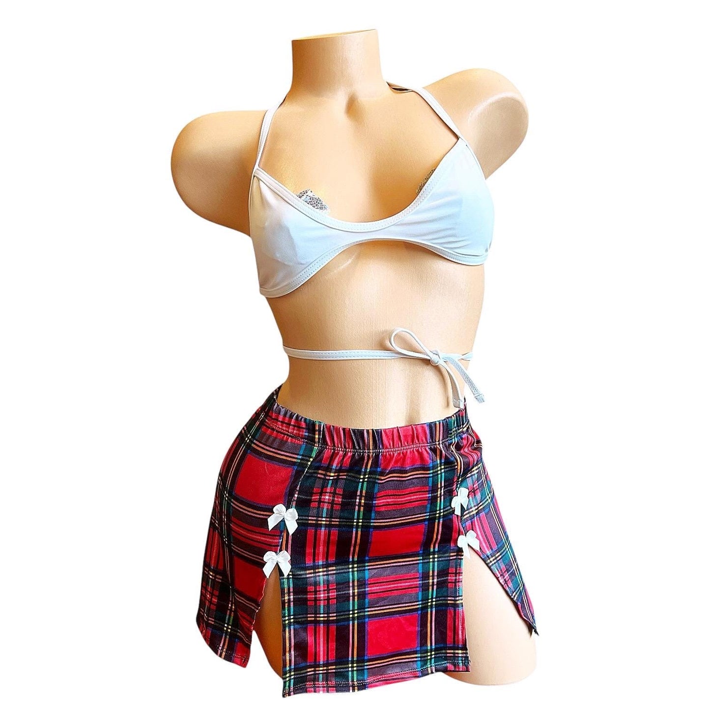 Sexy School Girl Skirt Set - EXOTIC DANCEWEAR