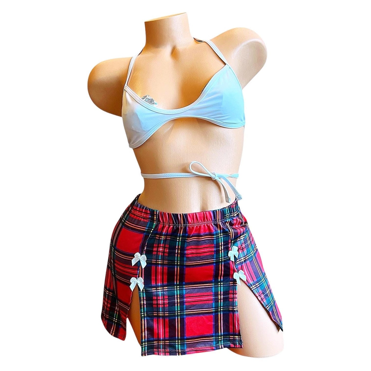 Sexy School Girl Skirt Set - EXOTIC DANCEWEAR