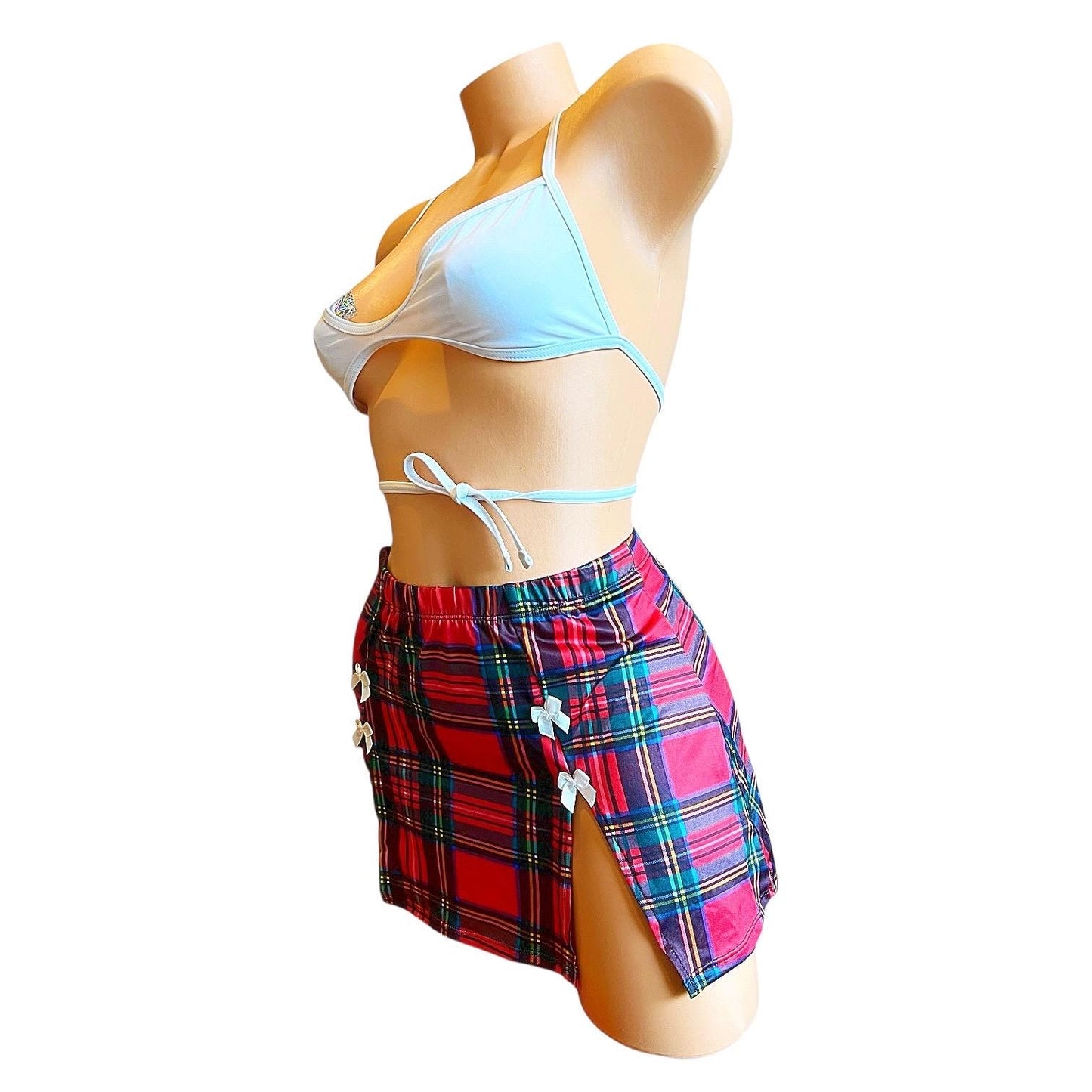 Sexy School Girl Skirt Set - EXOTIC DANCEWEAR
