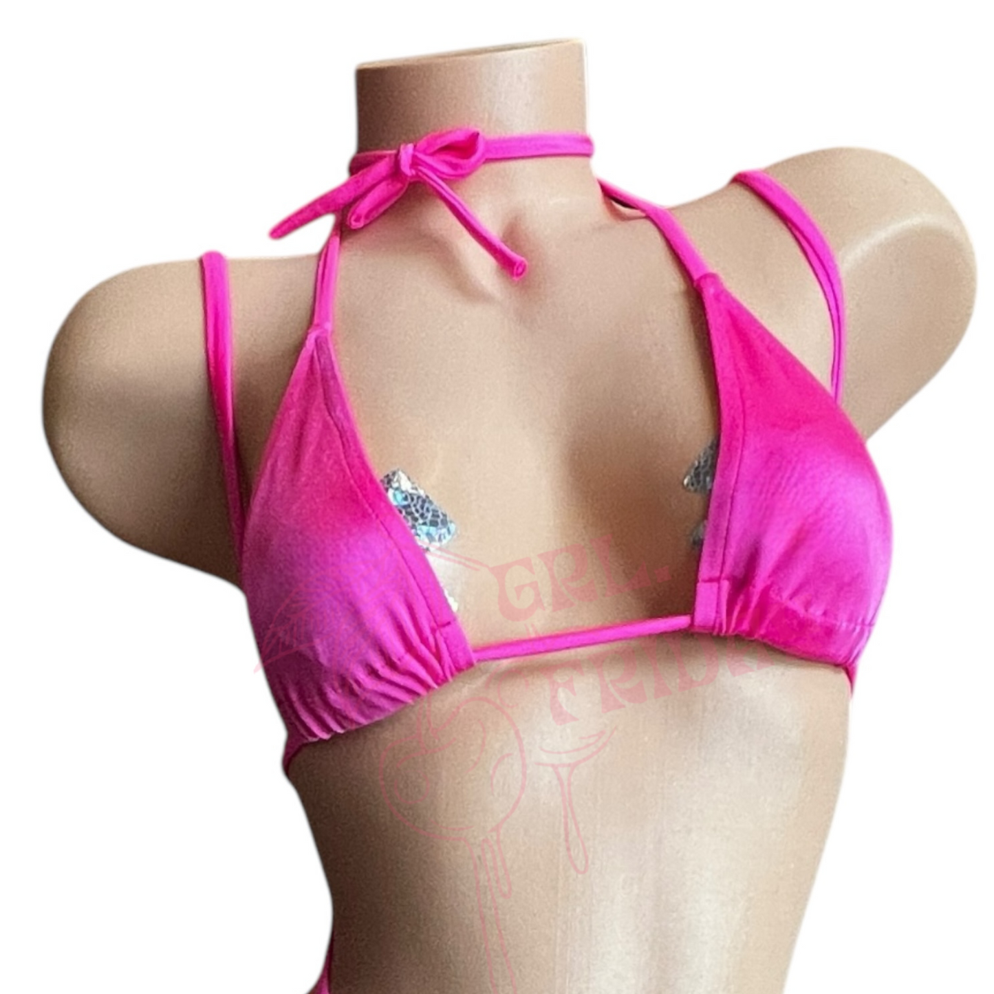 Mini Triangle Bikini Top - 17 Colors - EXOTIC DANCEWEAR